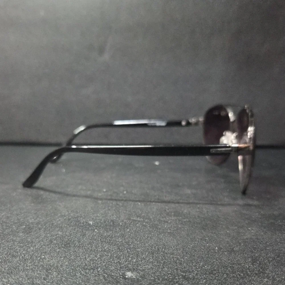True Gear iShield Aviator Sunglasses Gunmetal Purple Gradient Lens Double Bridge